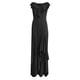 thumbnail image 5 of Vestido largo de vacaciones de manga corta con cuello en V informal sólido de verano para mujer a la moda Fridja  bnh6413, 5 of 5