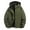 Army Green, variant on Kmdttou Men's Windproof Jacket Waterproof Lightweight Mountains Sport Jacket for Men Hooded Windbreaker Raincoat Gray M