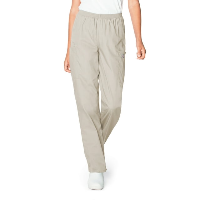 Landau Scrub Zone Coupe Décontractée Pantalon Cargo Élastique 3 Poches pour Femmes 83221