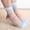 Blue, variant on Womens Fuzzy Socks Women's Fashion Casual Invisible Long Lace Sexy Breathable Socks