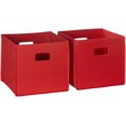 thumbnail image 1 of CNKOO 2 Pc Storage Set-Red Folding Bin  2 Piece, 1 of 8