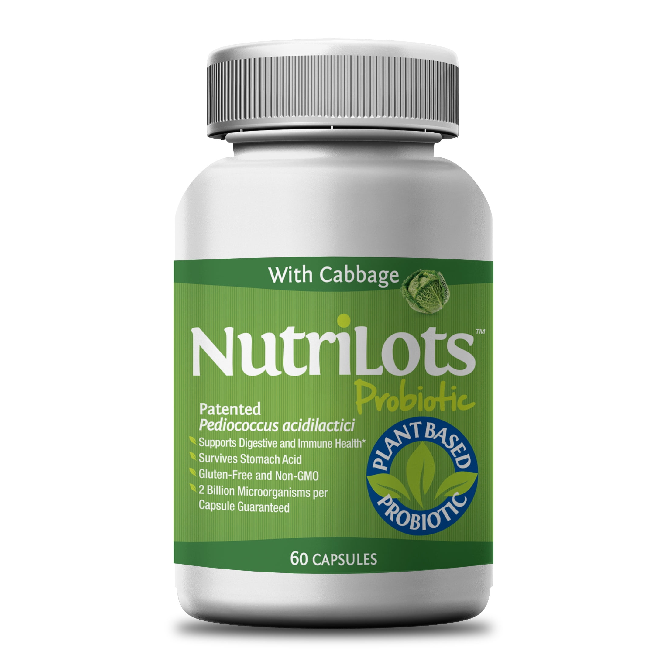 NutriLots with cabbagepatentedplant based premium probiotics with