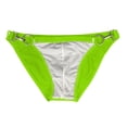 thumbnail image 4 of kamemir Men Swim Brief Mens Fashion Leisure Hawaii Soft And Comfortable Swimming Hot Springs With Triangle Swimsuit Trunks(X-Green,L), 4 of 6