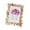 Gold, variant on Lynono Decorative Flower Pattern Metal Picture Frame For Tabletop Photo Display Decors