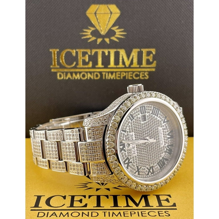 Ice time men's diamond watch deals