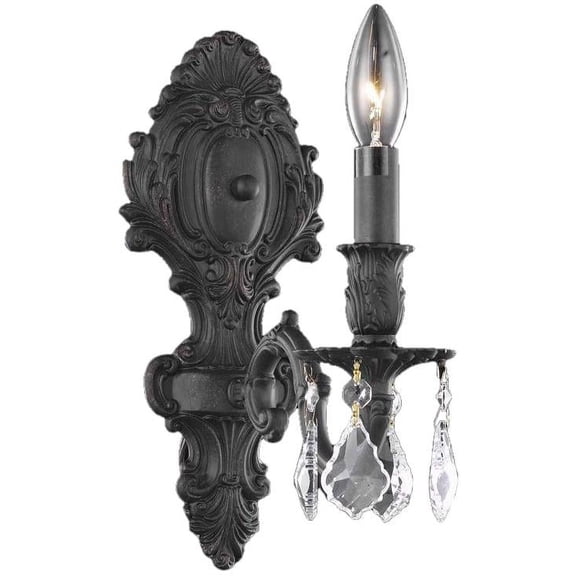 Wall Sconce MONARCH Traditional Bedroom 1-Light Living Room Bathroom Foy EL-9006