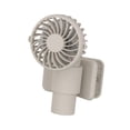 thumbnail image 4 of Ventilador personal de ángulo ajustable, portátil, recargable, para escritorio, con clip de 3 velocidades Albaricoque, 4 of 9