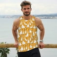 thumbnail image 6 of Honeii Funny goose family Pattern Men's Workout Tank Top Casual Sleeveless Gym Muscle Shirts Bodybuilding Tee-Large, 6 of 7