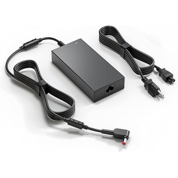 wonima11 180W Charger Power Supply Fit for Acer Nitro 5, Predator Helios 300 PH315-54 53, G3 571 572 573, Triton 300 SE PT314-52S 51S Gaming Laptop AC Adapter (Red Tip 5.5×1.7mm, 19.5V 9.23A)