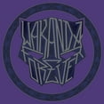 thumbnail image 2 of Men's Black Panther: Wakanda Forever Panther Logo  Graphic Tee Purple Medium, 2 of 3