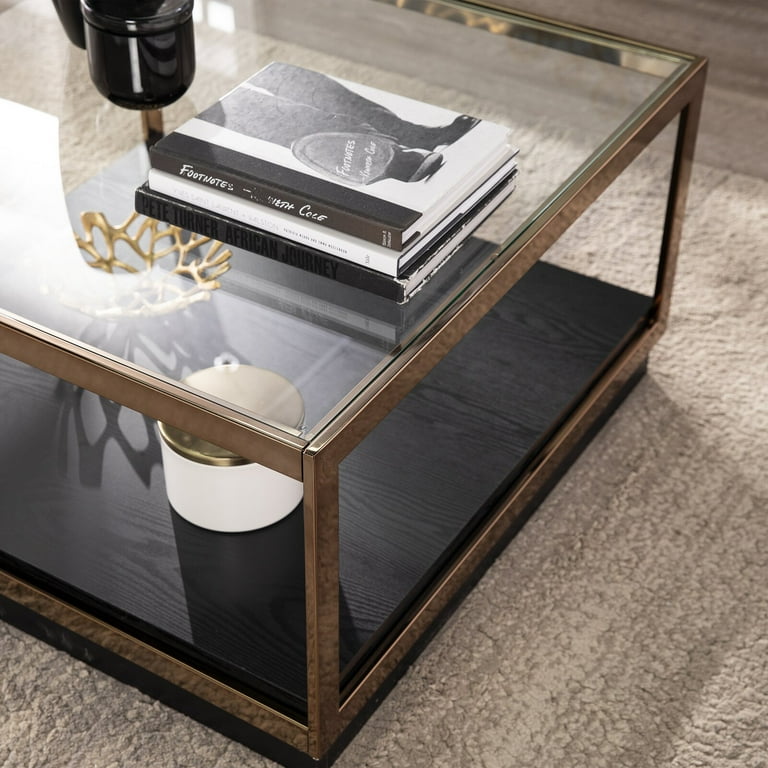 Lexina frame coffee table with storage deals