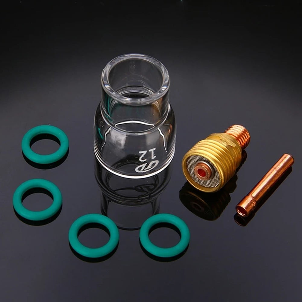 Ceramics Nozzle Gas Lens Cups Kit Fit WP-9 WP-20 WP-25 Series TIG Welding Torch 