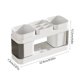 thumbnail image 3 of Caja organizadora de almacenamiento de cepillos de dientes | Estante de plástico para encimera de baño | Portapelo para cepillo de dientes multicompartimento | Drenaje rápido | Diseño duradero y, 3 of 6