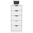 thumbnail image 2 of CoSoTower Dresser Kamran, Five Drawer Narrows, White Finish, 2 of 7