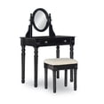 thumbnail image 1 of Cecelia Vanity Set in Black, 1 of 5