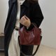 thumbnail image 5 of Bolso Bandolera Compras Mujer Cuero PU 2 Piezas Correa Ancha Ajustable, 5 of 9