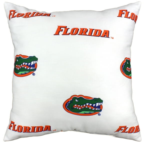 Florida Gators 16" Decorative Pillow - White