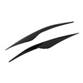 thumbnail image 4 of Headlight Eyelid Cover,  Headlight Eyebrow Colorfast Long Service Life  For Car Glossy Black, 4 of 8