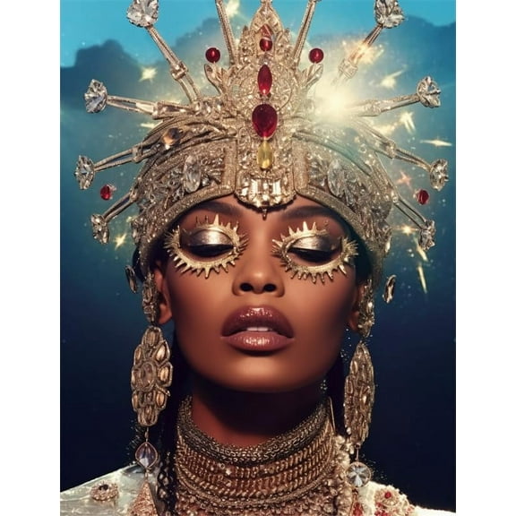 Puzzles For Adults 500 Pieces African I Am Afro Queen Woman American Black Formation Wooden Family Games Unique Home Decor Funny Wall Art Gift Jigsaw Puzzle