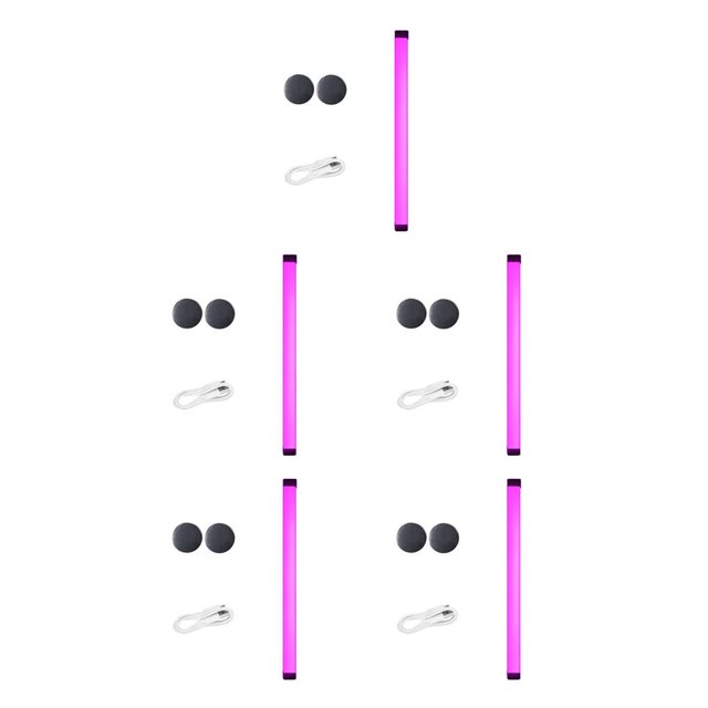 sweethay Luces de relleno LED Stick Flash recargable Lámparas fotográficas de 30W Atmósfera portátil ajustable Iluminación de video Type2 NO2