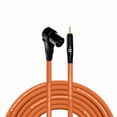 thumbnail image 1 of Coluber Cable Right Angle Male XLR - 3.5 TS Male 3-Pin Microphone Connector, 1 of 7