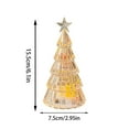 thumbnail image 3 of LED Christmas Tree Lights Battery Operated Tabletop Decoration, PC Material Artificial Mini Christmas Tree with Lights for Fireplace Mantel Windowsill Bedroom Living Room Holiday Party Decor, 3 of 8