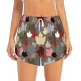 thumbnail image 4 of Lsque Maple colorful Printed Women's Running Shorts with Liner Pockets,Elastic Quick Dry Workout Athletic Gym Yoga Shorts,Womens High Waist Shorts-X-Large, 4 of 9
