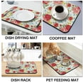 thumbnail image 4 of Washable Pioneer Quick Dish Drying Mats Non-Slip Coffee Maker Mat for Kitchen Counter Home Coffee Bar Pad 23.5''''x15.5'''', 4 of 5