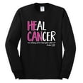 thumbnail image 2 of Faith Jesus Believe Awareness Mens Long Sleeve Shirt, Black, Small, 2 of 3