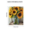 thumbnail image 3 of Pratyus Sunflowers Canvas Wall Art Home Decor for Living Room Bathroom Bedroom Office, Perfect Gift for Home and Office Decoration 16x20in, 3 of 5