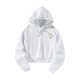 thumbnail image 3 of Sudadera con capucha Sudaderas con capucha deportivas Ganso lindo, Tela de otoño blanca, Suéter de manga larga, Sudadera con capucha informal para L, 3 of 10