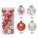 thumbnail image 5 of Bewildely 30 Uds. De bolas colgantes para árbol de Navidad, hogar, oficina, centro comercial, árbol, bolas de plástico, decoración colgante, adorno Kits de decoración para fiestas bronce Bewildely HA000435-02B, 5 of 6