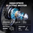 thumbnail image 4 of EKXBIKE TX1 Electric Bike for Adults, 6000W Peak 45MPH,60V30AH, Max 70Miles Electric Motorcycle 70/100-19 Off-Road Tire Dirt Bike, Shamano 7-Speed E-Bike Dual Shock Absorber,UL2849, 4 of 11