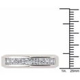 thumbnail image 4 of 1 Carat T.W. Diamond Men's 14kt White Gold Wedding Band, 4 of 5