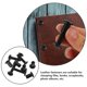 thumbnail image 2 of unbranded 5Jgo Tornillos Para Encuadernar Álbumes Y Cuero Inoxidable Con Acabado Negro, 2 of 6