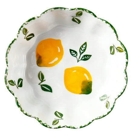 

1pc Home Dessert Bowl Salad Bowl Food Serving Bowl Round Vegetable Bowl
