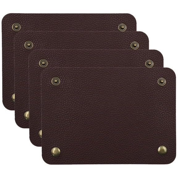 4pcs Luggage Handle Wraps Travel Bag Handle Covers Suitcase Handle Leather Sleeve