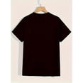 thumbnail image 3 of Camiseta de algodón de manga corta y cuello redondo para hombre con estampado del alfabeto "EL MUTILADOR DE LA SED". Ideal para uso diario y vacaciones., 3 of 6