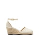 thumbnail image 2 of Sandalias de Cuña Amanda-2 Beige de Lona para Mujer DREAM PAIRS, 2 of 6