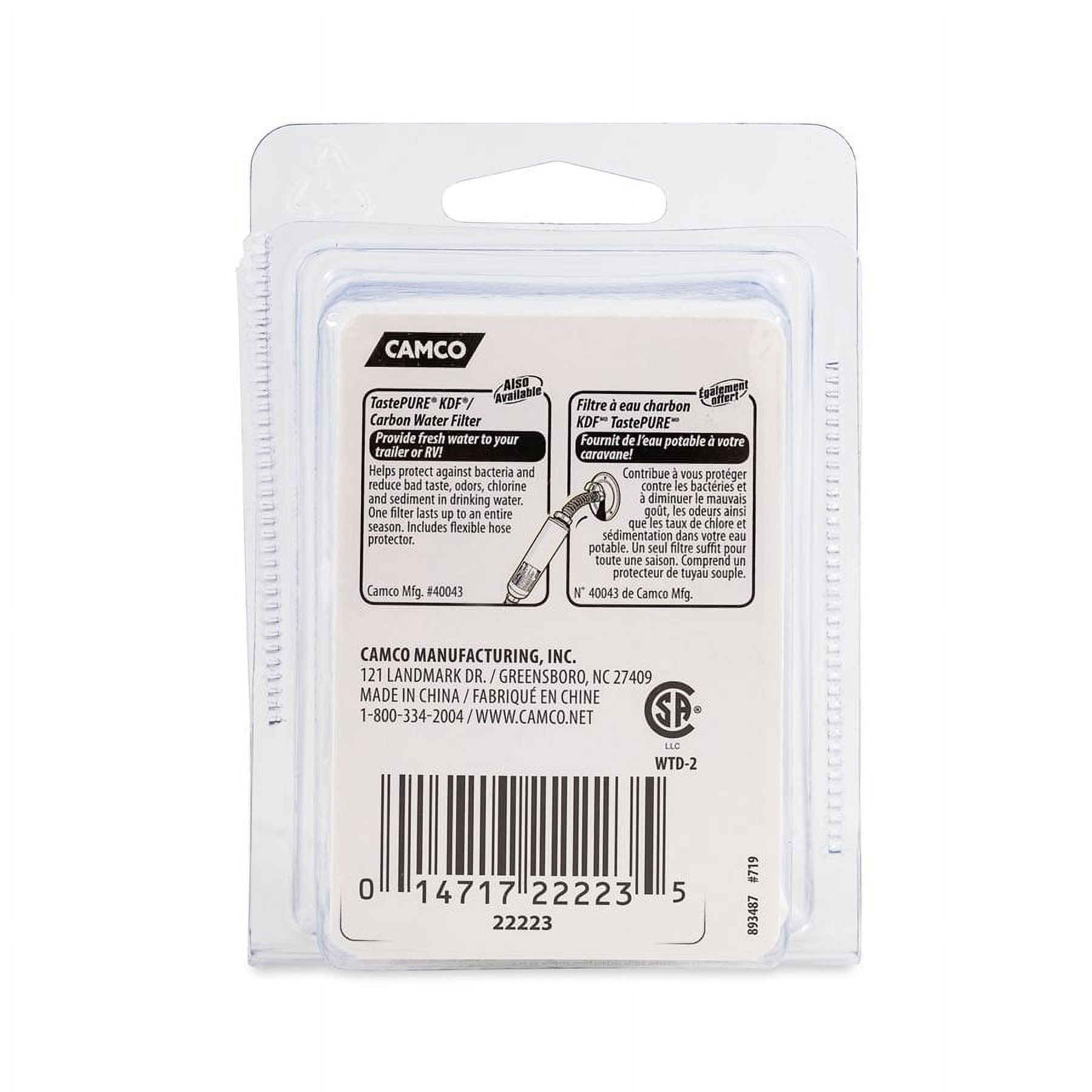 Camco Replacement Drain Valve - Easily Drain Your RV Fresh Water Tank (22223)