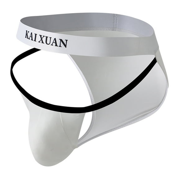 Nrmvnmi Men's Jockstrap Underwear Breathable Mesh Athletic Supporter Cotton Pouch Jock Briefs