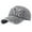 Grey, variant on Mens Distressed Baseball Cap Ripped New York Letter Embroidered Cap Soft Denim Lightweight Casual Streetwear Outdoor Sun Cap