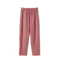 thumbnail image 3 of HVOBTTY Women's Long Pajama Pants, Pajama Pants for Women, 0 Red, L, 3 of 5