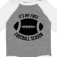 thumbnail image 4 of Inktastic It's My 1st Football Season Boys or Girls Long Sleeve Baby Bodysuit, 4 of 5