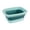 Green 1 Pack, variant on Pool Foot Bath Tray Collapsible with Foot SPA Massager, 15.7x12.5x6.8 inch, Green 1 Pack