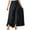 Black, variant on Fiudx Womens Dresses Summer Solid Color Mid-Length Dress Quick Dry Slim Fit Skirt Todays Clearance Deal