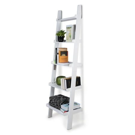 Viscologic Bookshelf Ladder Style 5 Tier White Walmart Canada