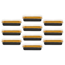 Mini Cake Pans with Lids for Baking Use Made of Aluminum Foil Assorted Color 200ml