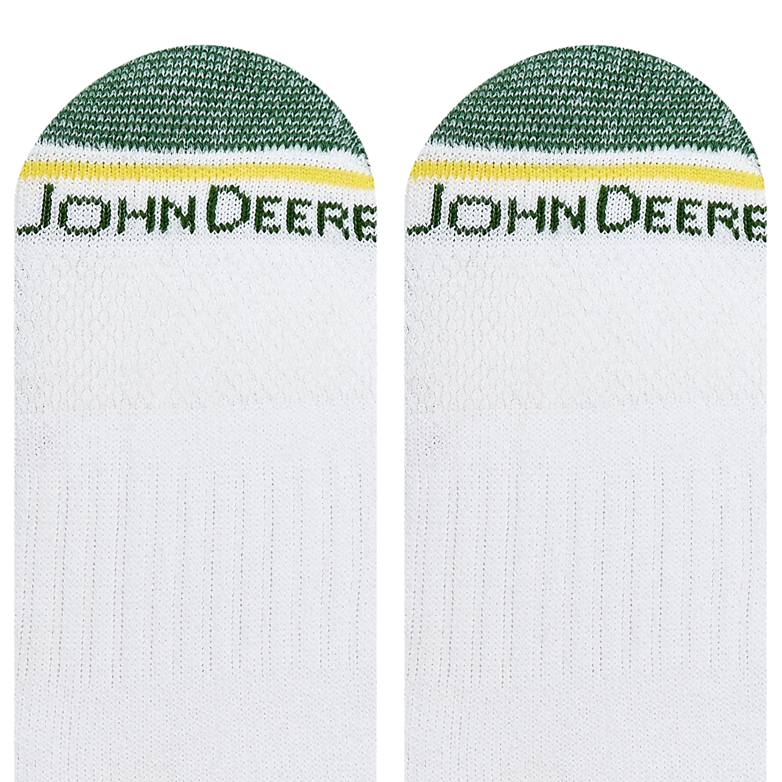 John Deere Men's Socks, Workwear Max Cushion High Ankle Socks, 6-Pack