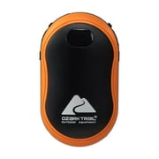 (2 pack) Ozark Trail 5200mAh Rechargeable and Portable 3-Temperature Hand Warmer for Camping, Orange